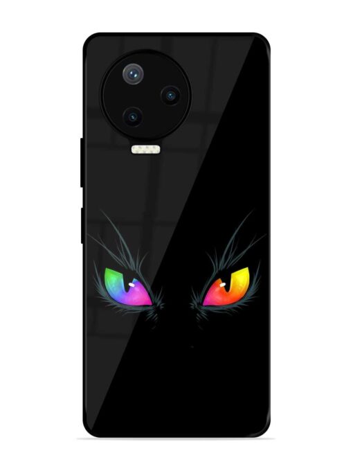 Cat Eyes Glossy Metal Phone Cover for Infinix Note 12 Pro (4G)