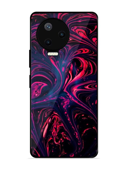 Abstract Background Glossy Metal Phone Cover for Infinix Note 12 Pro (4G) Zapvi