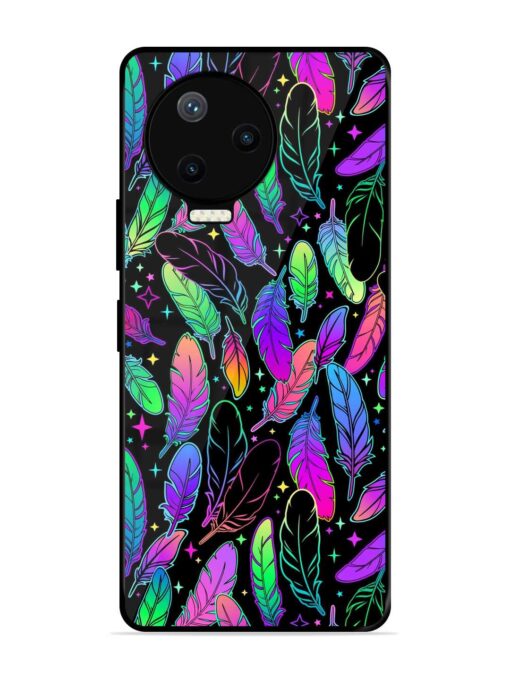 Bright Multi Colored Seamless Glossy Metal Phone Cover for Infinix Note 12 Pro (4G) Zapvi