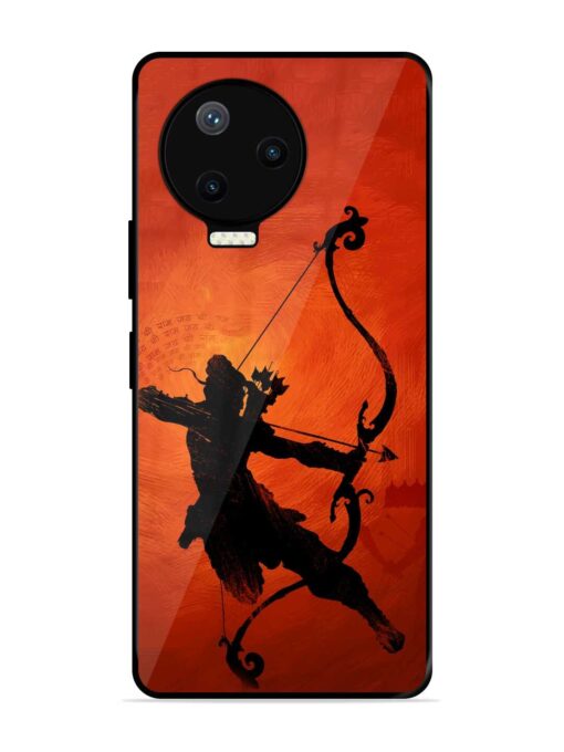 Illustration Lord Rama Glossy Metal Phone Cover for Infinix Note 12 Pro (4G)