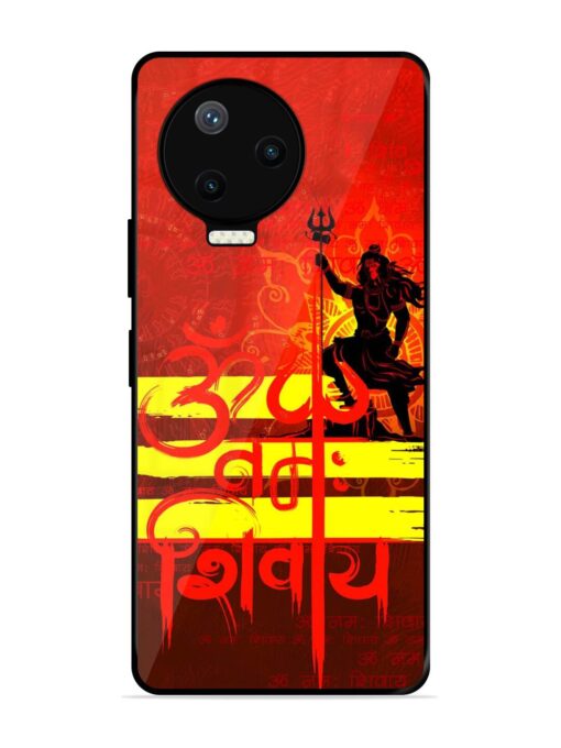 Illustration Lord Shiva Glossy Metal TPU Phone Cover for Infinix Note 12 Pro (4G) Zapvi