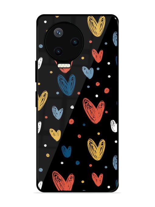 Happy Valentines Day Glossy Metal TPU Phone Cover for Infinix Note 12 Pro (4G) Zapvi