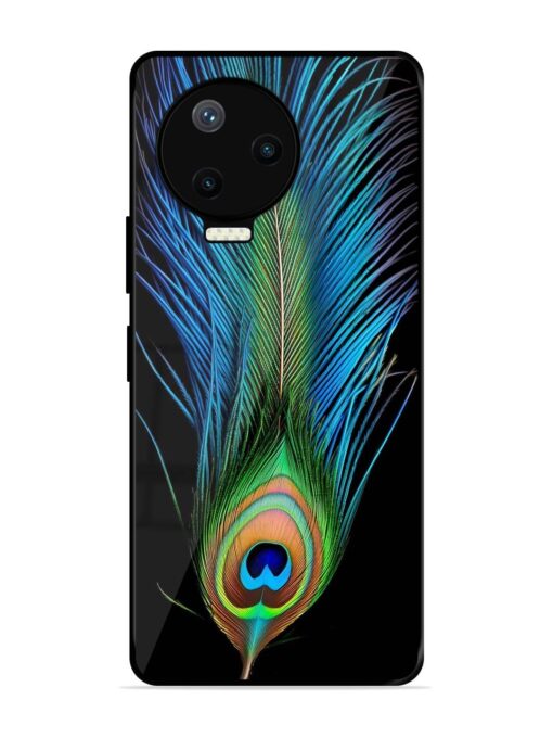 Peacock Feather Glossy Metal TPU Phone Cover for Infinix Note 12 Pro (4G)