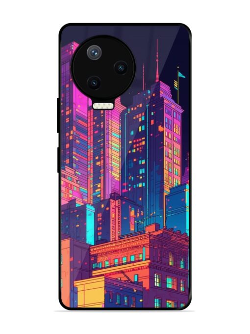 City View Glossy Metal Phone Cover for Infinix Note 12 Pro (4G)