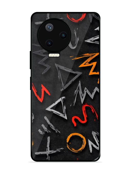 Grungy Graffiti Glossy Metal Phone Cover for Infinix Note 12 Pro (4G)