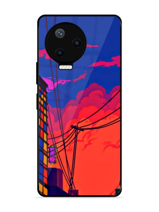 Sky At Morning Glossy Metal Phone Cover for Infinix Note 12 Pro (4G)