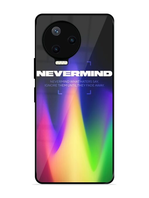 Nevermind Glossy Metal Phone Cover for Infinix Note 12 Pro (4G) Zapvi