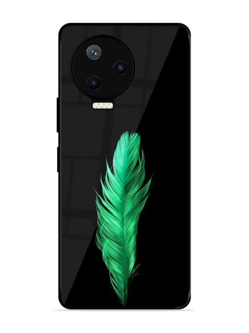 Feather Texture Glossy Metal Phone Cover for Infinix Note 12 Pro (4G) Zapvi