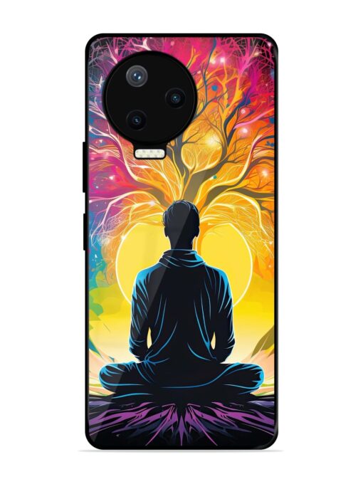 Mind Colourful Glossy Metal Phone Cover for Infinix Note 12 Pro (4G) Zapvi