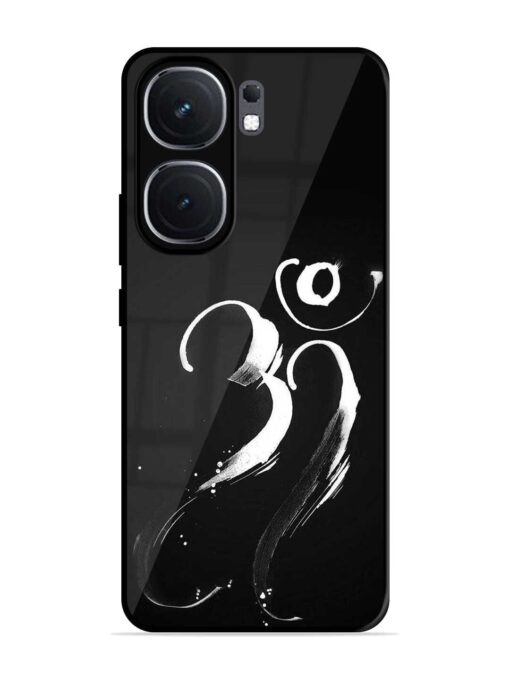 Om Logo Glossy Metal Phone Cover for Iqoo Neo 9 Pro (5G) Zapvi