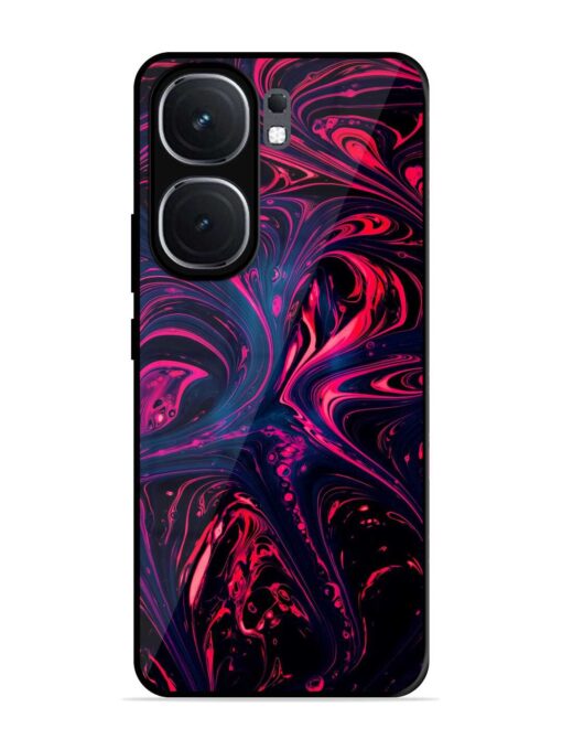 Abstract Background Glossy Metal Phone Cover for Iqoo Neo 9 Pro (5G) Zapvi