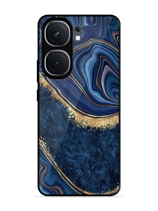 Abstract Background Blue Glossy Metal TPU Phone Cover for Iqoo Neo 9 Pro (5G) Zapvi