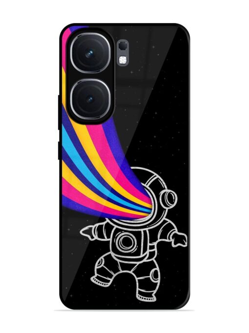 Astronaut Glossy Metal TPU Phone Cover for Iqoo Neo 9 Pro (5G)