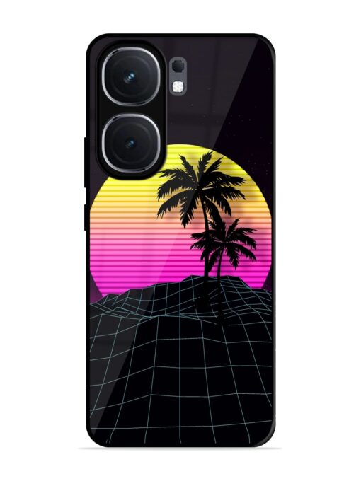 Coconut Vector Glossy Metal Phone Cover for Iqoo Neo 9 Pro (5G)