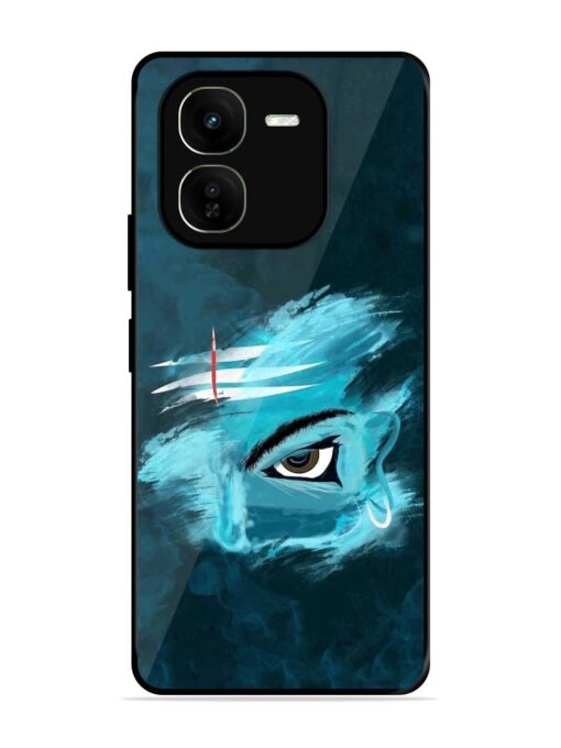 Lord Shiva Glossy Metal Phone Cover for Iqoo Z9X (5G)