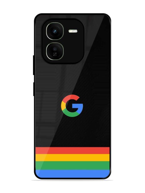 Google Logo Art Glossy Metal Phone Cover for Iqoo Z9X (5G) Zapvi