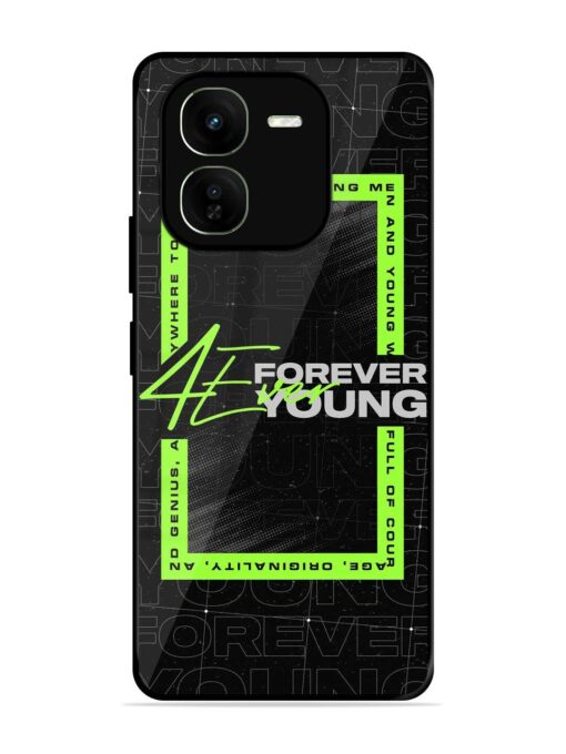 Forever Young Glossy Metal Phone Cover for Iqoo Z9X (5G) Zapvi