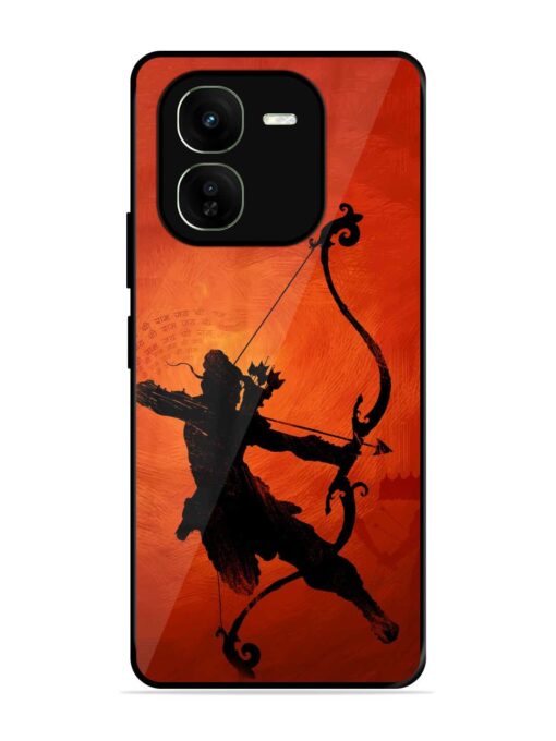 Illustration Lord Rama Glossy Metal Phone Cover for Iqoo Z9X (5G)