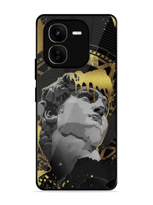 Roman Face Glossy Metal Phone Cover for Iqoo Z9X (5G) Zapvi