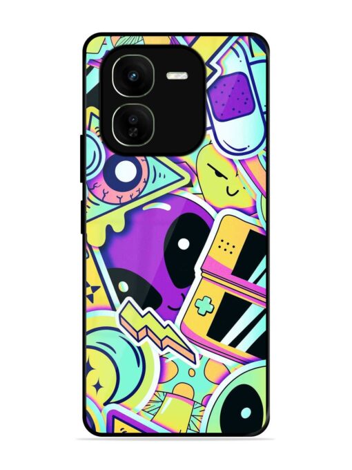 Scratch Art Glossy Metal Phone Cover for Iqoo Z9X (5G)