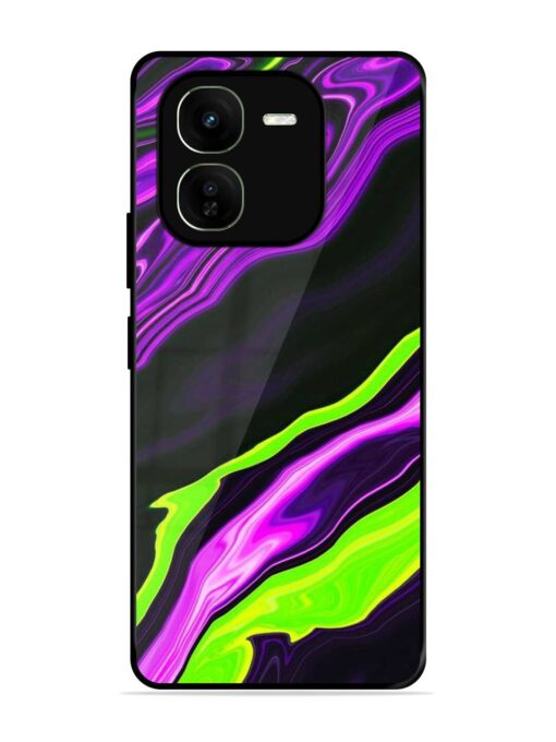 Bright Fluid Violet Glossy Metal Phone Cover for Iqoo Z9X (5G)