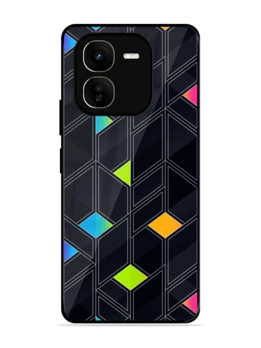 Abstract Mosaic Seamless Glossy Metal Phone Cover for Iqoo Z9X (5G) Zapvi