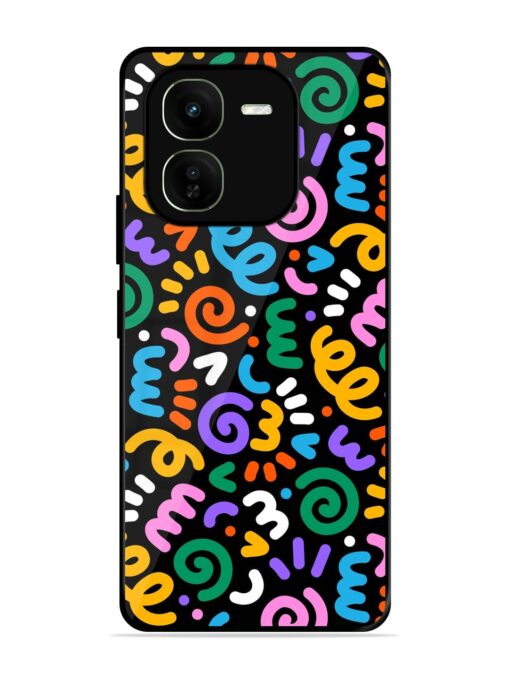 Colorful Seamless Vector Glossy Metal Phone Cover for Iqoo Z9X (5G)