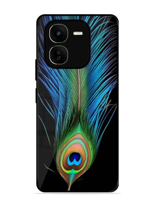 Peacock Feather Glossy Metal TPU Phone Cover for Iqoo Z9X (5G)