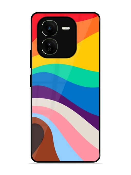 Minimal Pride Art Glossy Metal Phone Cover for Iqoo Z9X (5G) Zapvi