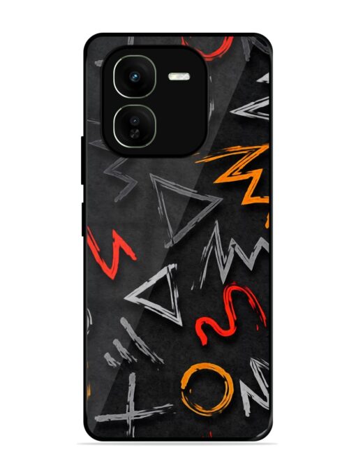 Grungy Graffiti Glossy Metal Phone Cover for Iqoo Z9X (5G)