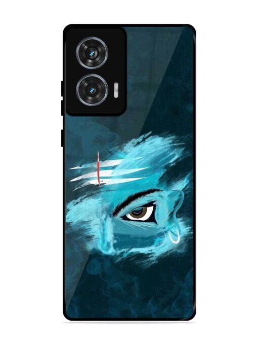 Lord Shiva Glossy Metal Phone Cover for Motorola Moto Edge 50 Fusion (5G) Zapvi