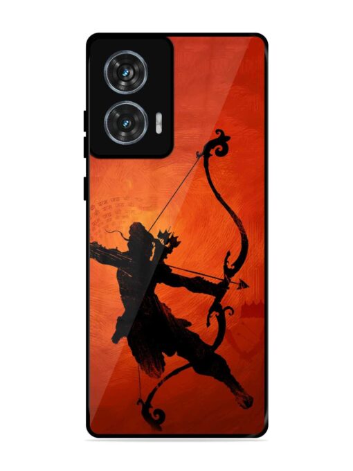 Illustration Lord Rama Glossy Metal Phone Cover for Motorola Moto Edge 50 Fusion (5G) Zapvi