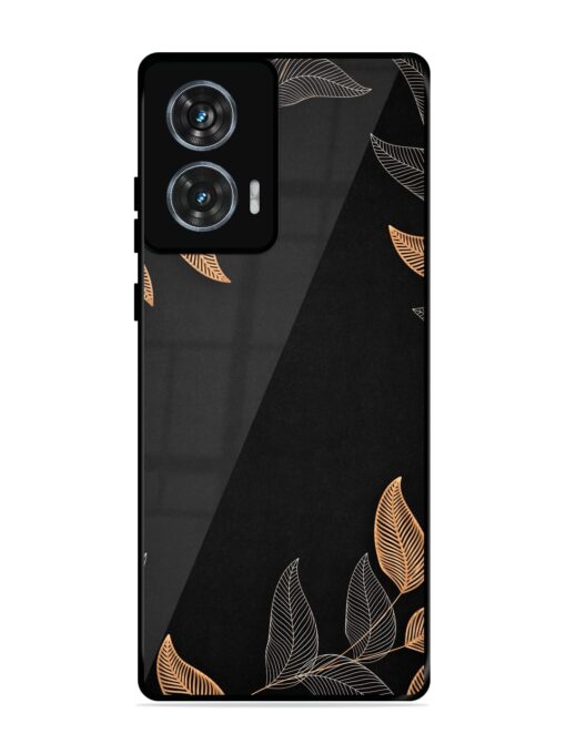 Foliage Art Glossy Metal Phone Cover for Motorola Moto Edge 50 Fusion (5G) Zapvi