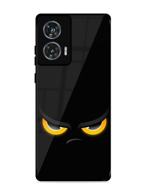 Cartoon Eye Glossy Metal Phone Cover for Motorola Moto Edge 50 Fusion (5G) Zapvi