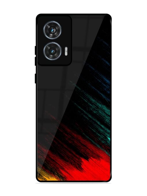 Color Pattern Glossy Metal Phone Cover for Motorola Moto Edge 50 Fusion (5G) Zapvi