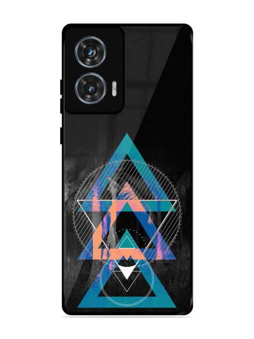 Indie Cross Glossy Metal Phone Cover for Motorola Moto Edge 50 Fusion (5G) Zapvi