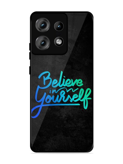 Believe In Yourself Glossy Metal Phone Cover for Motorola Moto Edge 50 Pro (5G)