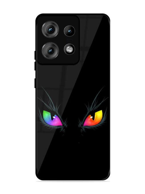 Cat Eyes Glossy Metal Phone Cover for Motorola Moto Edge 50 Pro (5G)