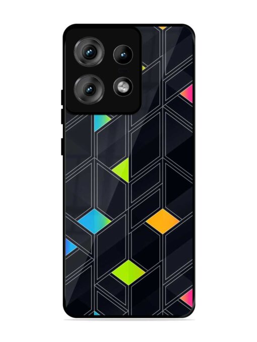 Abstract Mosaic Seamless Glossy Metal Phone Cover for Motorola Moto Edge 50 Pro (5G)