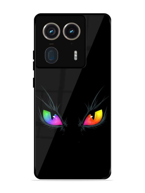 Cat Eyes Glossy Metal Phone Cover for Motorola Moto Edge 50 Ultra (5G)