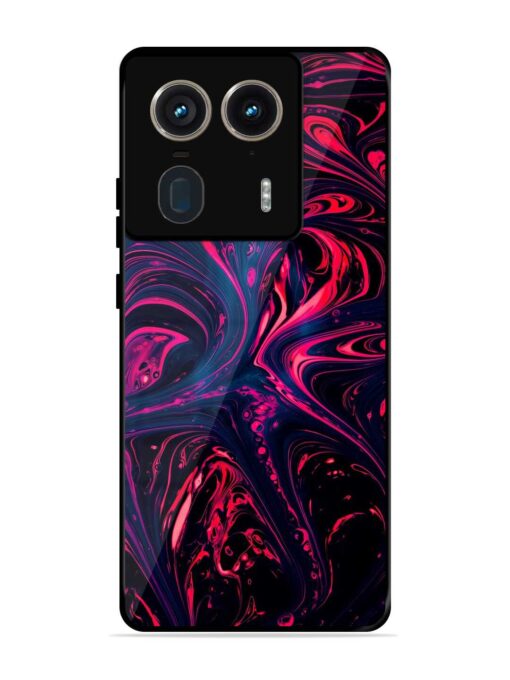 Abstract Background Glossy Metal Phone Cover for Motorola Moto Edge 50 Ultra (5G) Zapvi