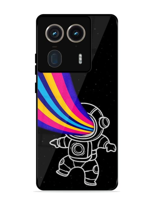 Astronaut Glossy Metal TPU Phone Cover for Motorola Moto Edge 50 Ultra (5G)