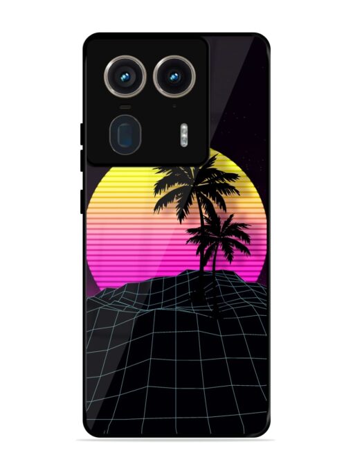 Coconut Vector Glossy Metal Phone Cover for Motorola Moto Edge 50 Ultra (5G)