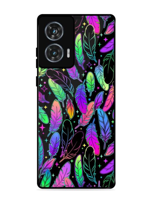 Bright Multi Colored Seamless Glossy Metal Phone Cover for Motorola Moto G85 (5G)