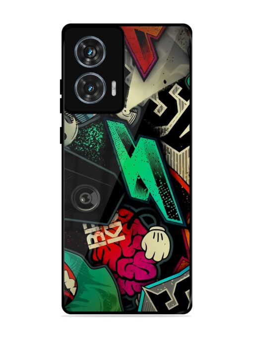 Graffiti Art Glossy Metal Phone Cover for Motorola Moto G85 (5G) Zapvi