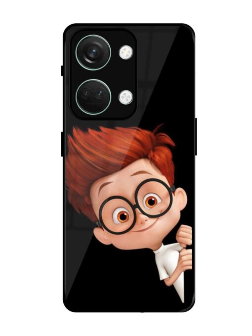 Smart Boy Cartoon Glossy Metal Phone Cover for Oneplus Nord 3 (5G) Zapvi