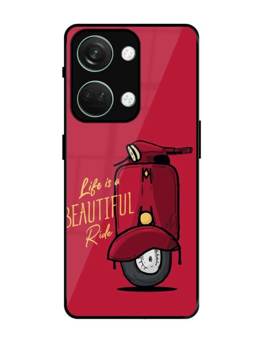 Life Is Beautiful Rides Glossy Metal Phone Cover for Oneplus Nord 3 (5G) Zapvi