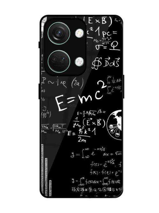 E=Mc2 Mass?Energy Equivalence Glossy Metal Phone Cover for Oneplus Nord 3 (5G) Zapvi