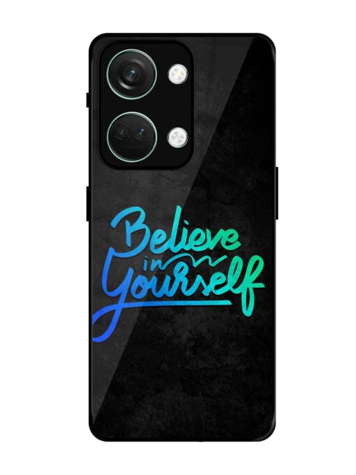 Believe In Yourself Glossy Metal Phone Cover for Oneplus Nord 3 (5G)