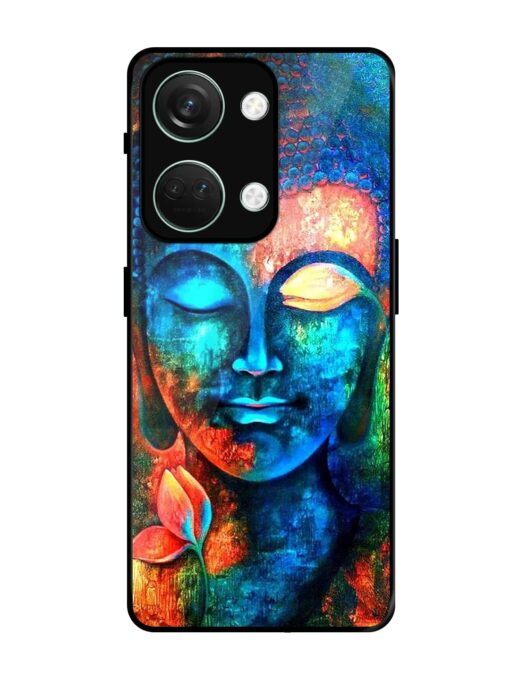 Buddha Painting Glossy Metal Phone Cover for Oneplus Nord 3 (5G) Zapvi